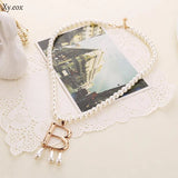 Vintage Tudors Anne Boleyn Faux Pearl Necklace Choker