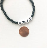 WWJD Bracelet, Christian Jewelry, Religious Bracelet
