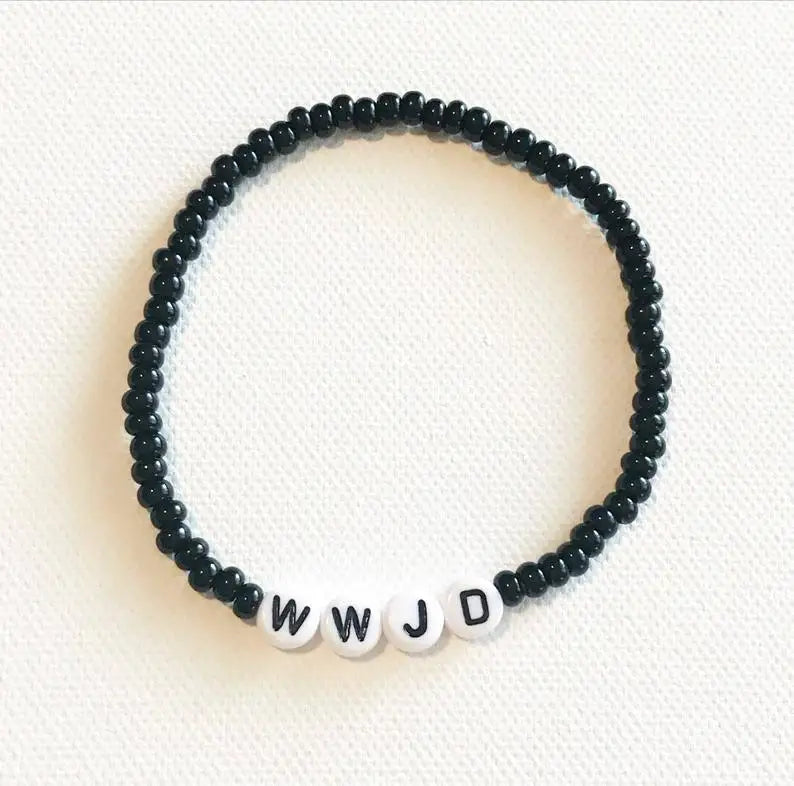 WWJD Bracelet, Christian Jewelry, Religious Bracelet