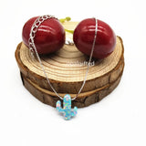 Opal Cactus Bracelet - Silver/Gold - Synthetic Opal Jewelry
