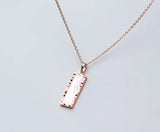 Geometric Pendant Necklace in 925 Silver