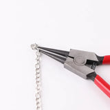 DIY Jewelry Chain Pliers Straight Mouth Circlip Pliers Tools