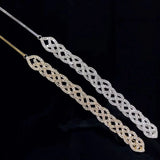 Rhinestone Chain Hair Comb Indian Wedding Bride Jewelry