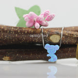 9*12mm Koala Pendant Necklace 925 Silver Jewelry