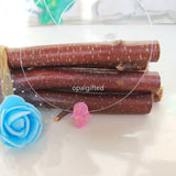 Transparent Opal Fatima Hand Hamsa Necklace