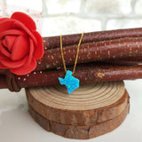 Synthetic Opal Texas Pendant 925 Silver Necklace for Women