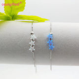 Lovely Star Opal Bracelet 925 Sterling Silver Synthetic Opal Stone Bracelet