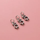 925 Silver Rabbit&Carrot Charms Pendant DIY Jewelry