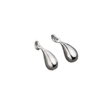 925 Silver Water-drop Shape Necklace Charms 16.5x7mm DIY Jewelry Findings