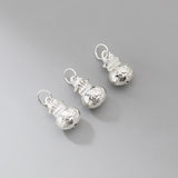 925 Sterling Silver Lucky Money Bag Ringing Charms Bells S925 Silver Pendant