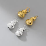 925 Sterling Silver Lucky Money Bag Ringing Charms Bells S925 Silver Pendant