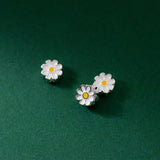 925 Sterling Silver Daisy Beads 6x3mm S925 Silver Spacers DIY Jewelry Making