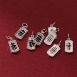 925 Silver Chinese Magic Charms Pendant DIY Jewelry