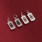 925 Silver Chinese Magic Charms Pendant DIY Jewelry