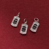 925 Silver Chinese Magic Charms Pendant DIY Jewelry