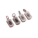 925 Silver Chinese Magic Charms Pendant DIY Jewelry