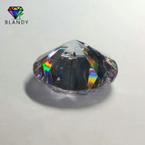 10~100mm AAAAA CZ Stone Round Brilliant Cut Synthetic Cubic Zirconia