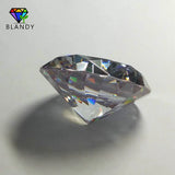 10~100mm AAAAA CZ Stone Round Brilliant Cut Synthetic Cubic Zirconia