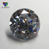 10~100mm AAAAA CZ Stone Round Brilliant Cut Synthetic Cubic Zirconia