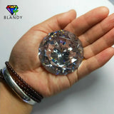 10~100mm AAAAA CZ Stone Round Brilliant Cut Synthetic Cubic Zirconia