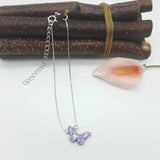 925 Sterling Silver Opal Butterfly Women's Bracelet