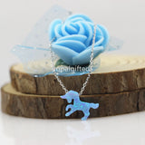 Free Fire unicorn Lab Opal Pendant S925 Silver