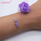 Opal Mini Star Bracelet with 925 Sterling Silver