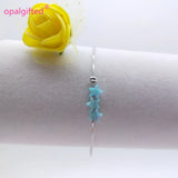 Opal Mini Star Bracelet with 925 Sterling Silver