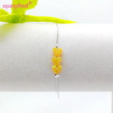 6mm Opal Heart Bracelet Synthetic Opal Jewelry