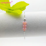 6mm Opal Heart Bracelet With 925 Silver - Gift