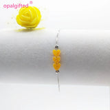 6mm Opal Heart Bracelet With 925 Silver - Gift