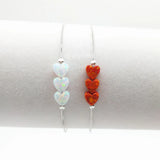 6mm Opal Heart Bracelet With 925 Silver - Gift