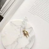 925 Sterling Silver Toy Bear Earrings Brooch for Women
