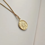 Sterling 925 Silver Dollar Pendant Necklace Round Coin Charm Jewelry