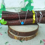 Green Opal Necklace 925 Sterling Silver Round Opal Beads Pendant