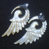 Natural Yellow Lips Shell Pendant for Women Pendants Making