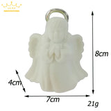 Angel Ring Box Princess Velvet Necklace Jewelry Box