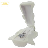 Angel Ring Box Princess Velvet Necklace Jewelry Box
