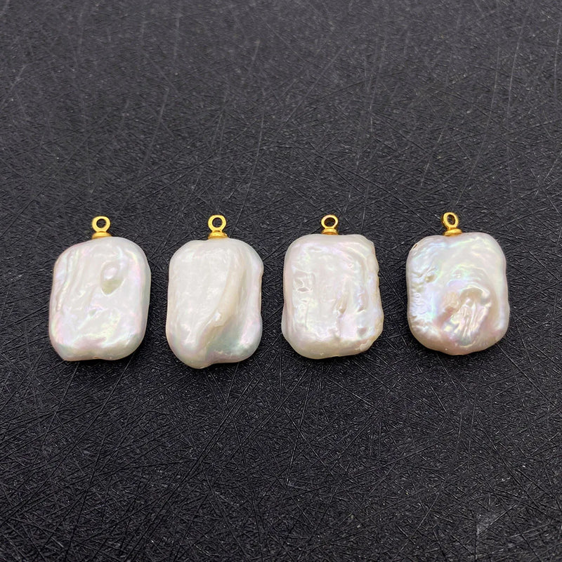 Freshwater Pearl Pendant Necklace DIY Jewelry Charm