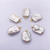 Freshwater Pearl Pendant Necklace DIY Jewelry Charm