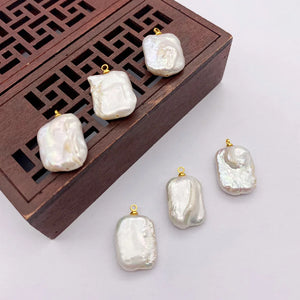Freshwater Pearl Pendant Necklace DIY Jewelry Charm