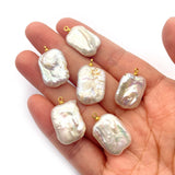 Freshwater Pearl Pendant Necklace DIY Jewelry Charm