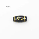 1pcs 10x20mm Tibet Dzi Agates Oval Beads Many Patterns DIY Jewelry Making