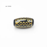 1pcs 10x20mm Tibet Dzi Agates Oval Beads Many Patterns DIY Jewelry Making