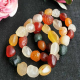 13MM Jade Gemstone Cuff Bracelet Blessing Meditation Bohemia