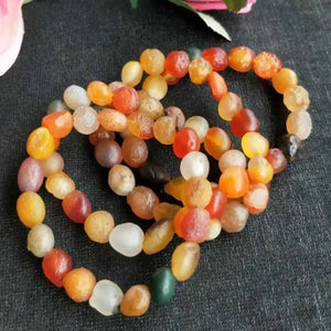 13MM Jade Gemstone Cuff Bracelet Blessing Meditation Bohemia