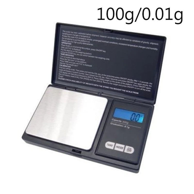 200g/0.01g LCD Digital Pocket Jewelry Scale Gram Balance Electronic Scales