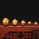 24K Yellow Pendant/Lucky 3D Baby Transfer Brushing Beads 3/8/10/12mm