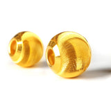 24K Yellow Pendant/Lucky 3D Baby Transfer Brushing Beads 3/8/10/12mm