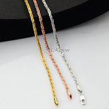 Yellow Rose Link Chain Cable Bracelet
